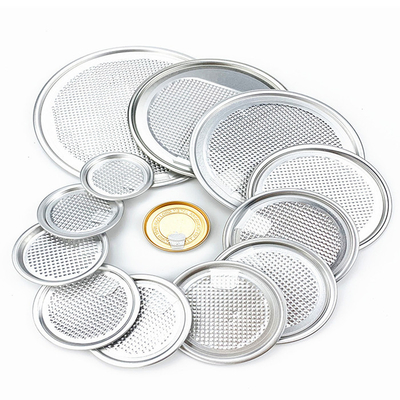 les couvercles de scellage hermétiques de boîte en aluminium de 83mm faciles épluchent des couvercles pour des pots de nourriture